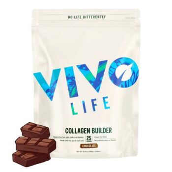 Vivo Life biljni kolagen gradivni blokovi, okus čokolade - dodatak prehrani, 950 g
