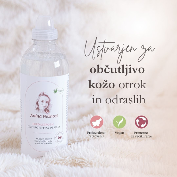Hipoalergenski deterdžent za pranje rublja, 1 L