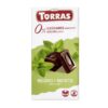 Torras crna čokolada bez šećera - menta, 75 g