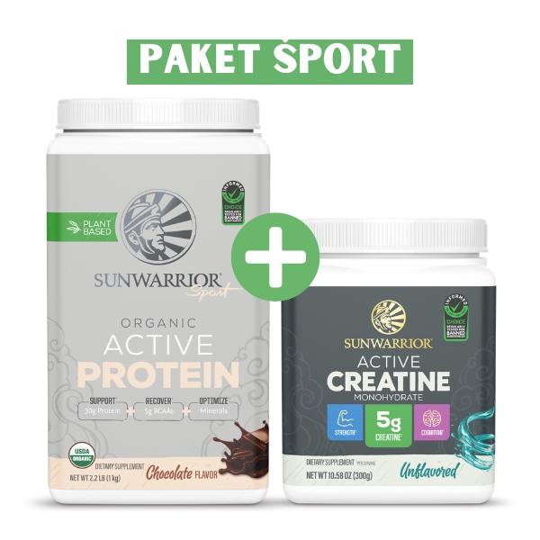 Paket SPORT – Sunwarrior Active kreatin in proteini