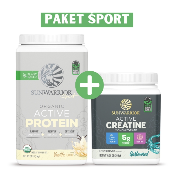 Paket SPORT – Sunwarrior Active kreatin in proteini