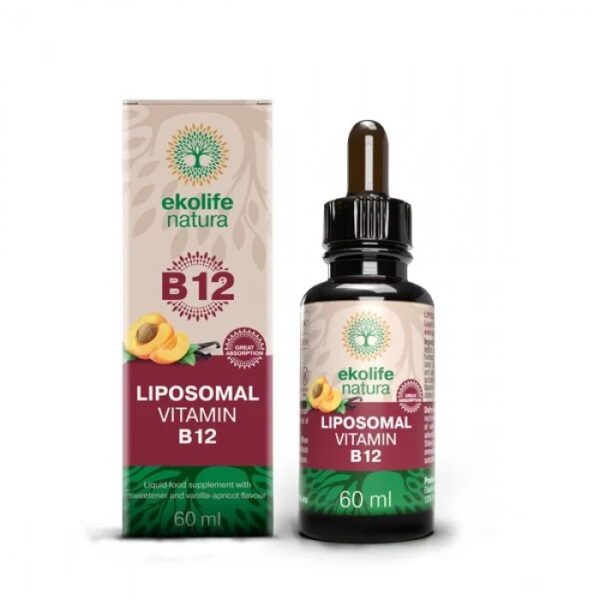 Liposomski vitamin B12 Ekolife Natura, 60 ml