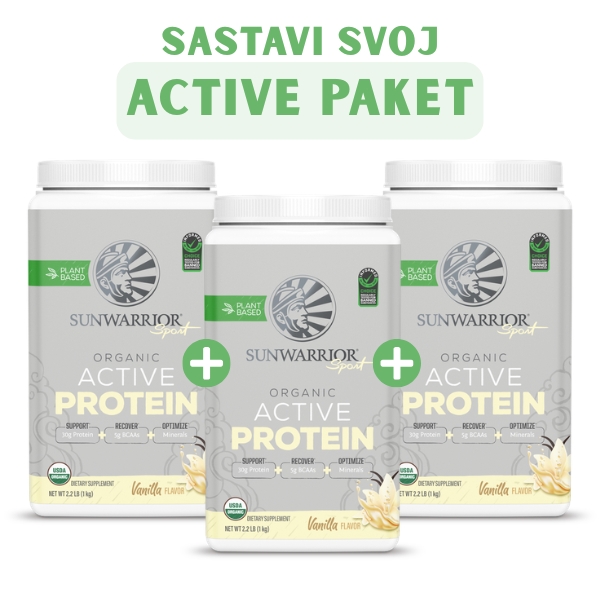 PAKIRANJE Sunwarrior Active proteini 3 pak