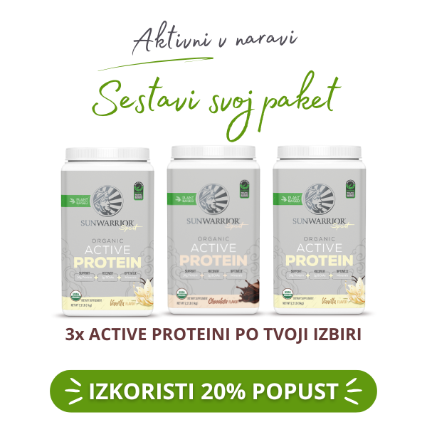 PAKIRANJE Sunwarrior Active proteini 3 pak