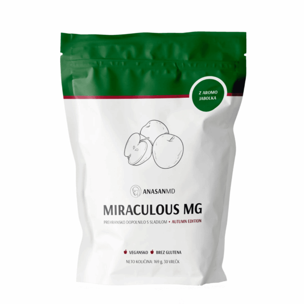 Magnezij-MIRACULOUS-MG-Anasan-MD-okus-jabolko Magnezij MIRACULOUS MG Anasan MD, okus jabolko