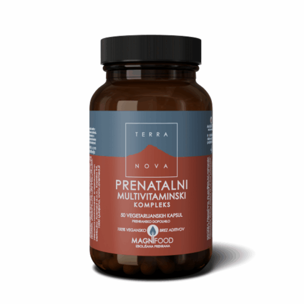 Terranova-Prenatalni-multivitaminski-kompleks Terranova Prenatal multivitaminski kompleks, 50 kapsula