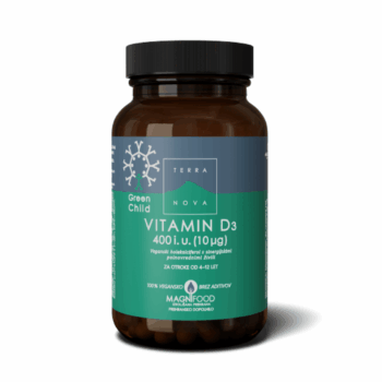 Terranova Vitamin D3 400 IU za djecu kompleks, 50 kapsula