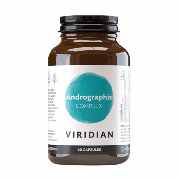 Viridian Andrographis kompleks, 60 kapsula