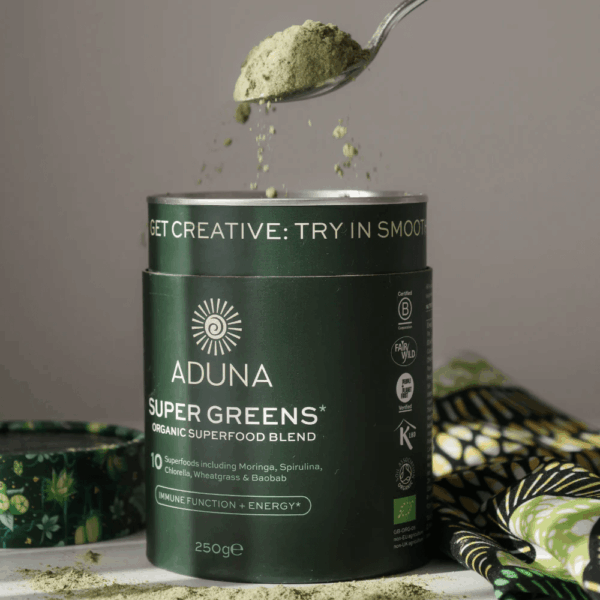 Aduna SUPER GREENS mješavina super zelenila, organski, 250 g