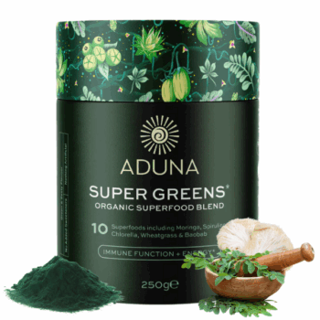 Aduna SUPER GREENS mješavina super zelenila, organski, 250 g