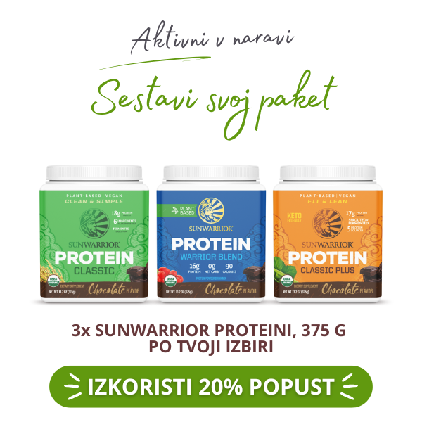 PAKIRANJE Mali Sunwarrior proteini 3 pak
