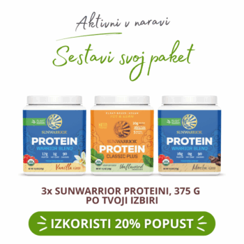 PAKIRANJE Mali Sunwarrior proteini 3 pak