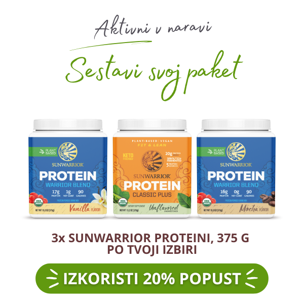 PAKIRANJE Mali Sunwarrior proteini 3 pak
