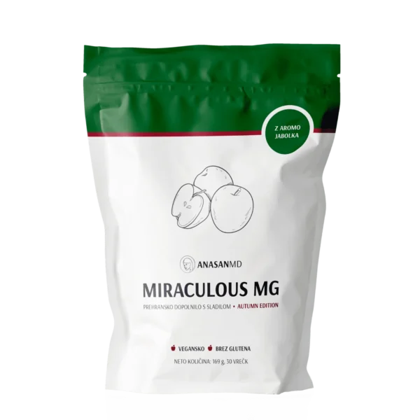 anasan-magnezij-autumn-jabolko Magnezij MIRACULOUS MG Anasan MD, okus jabuke, 30 vrećica