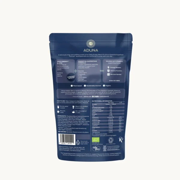 Aduna Energetska mješavina ENERGY, organska, 250 g