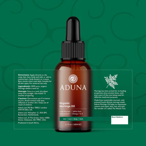 Aduna Moringa kozmetičko ulje, organsko, 100 ml