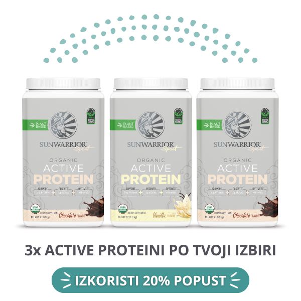 PAKIRANJE Sunwarrior Active proteini 3 pak