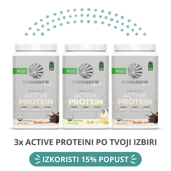 PAKIRANJE Sunwarrior Active proteini 3 pak