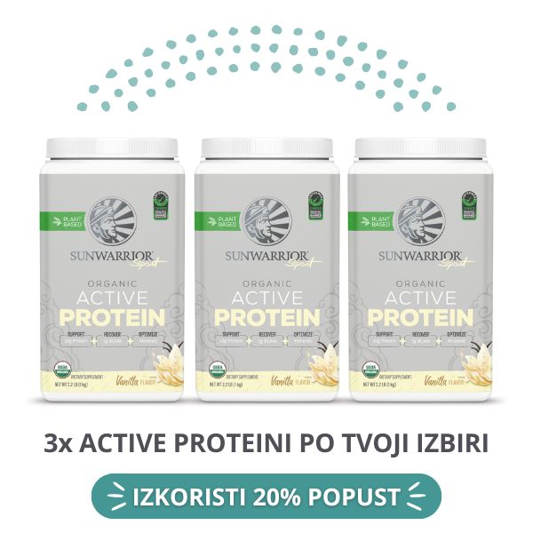 PAKIRANJE Sunwarrior Active proteini 3 pak