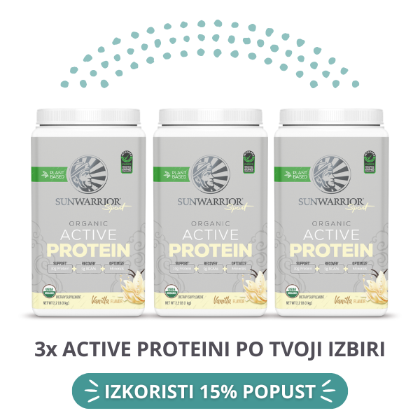PAKIRANJE Sunwarrior Active proteini 3 pak