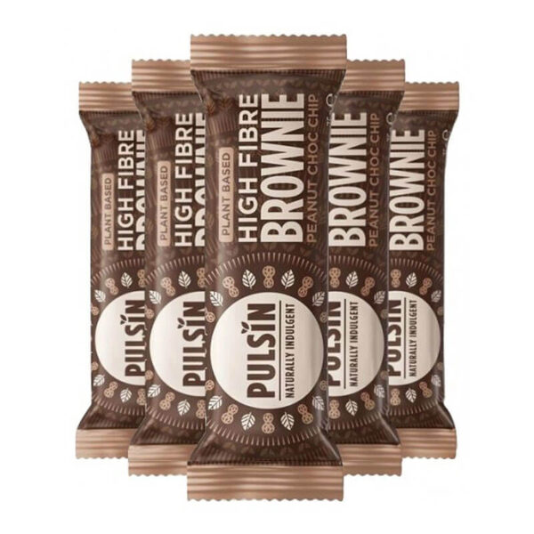 Pulsin Brownie pločica kikiriki i čokolada, 35 g