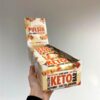 Pulsin Keto proteinska pločica s bademima i slanom karamelom, 50g
