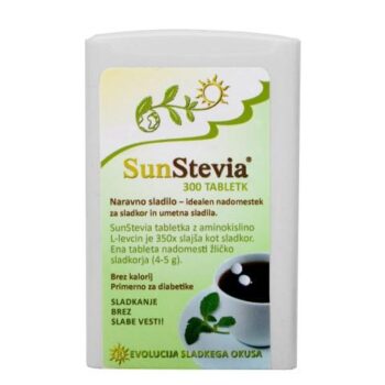 SunStevia prirodni zaslađivač - dozator stevije (300 tableta)