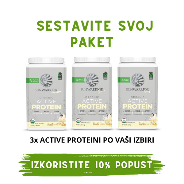 PAKIRANJE Sunwarrior Active proteini 3 pak