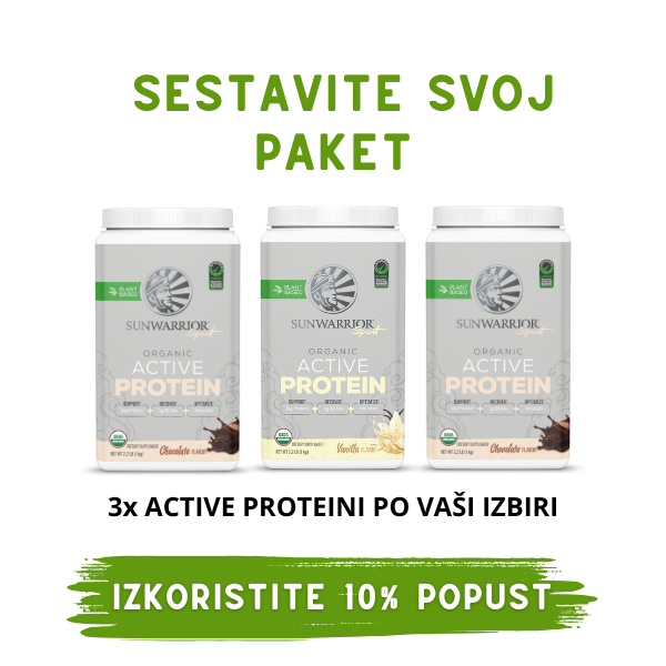 PAKIRANJE Sunwarrior Active proteini 3 pak