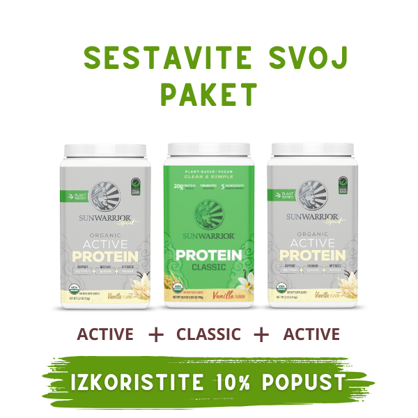 PAKIRANJE Sunwarrior Active proteini 3 pak