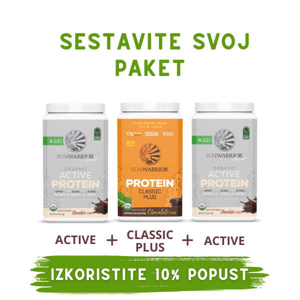 PAKIRANJE Sunwarrior Active proteini 3 pak