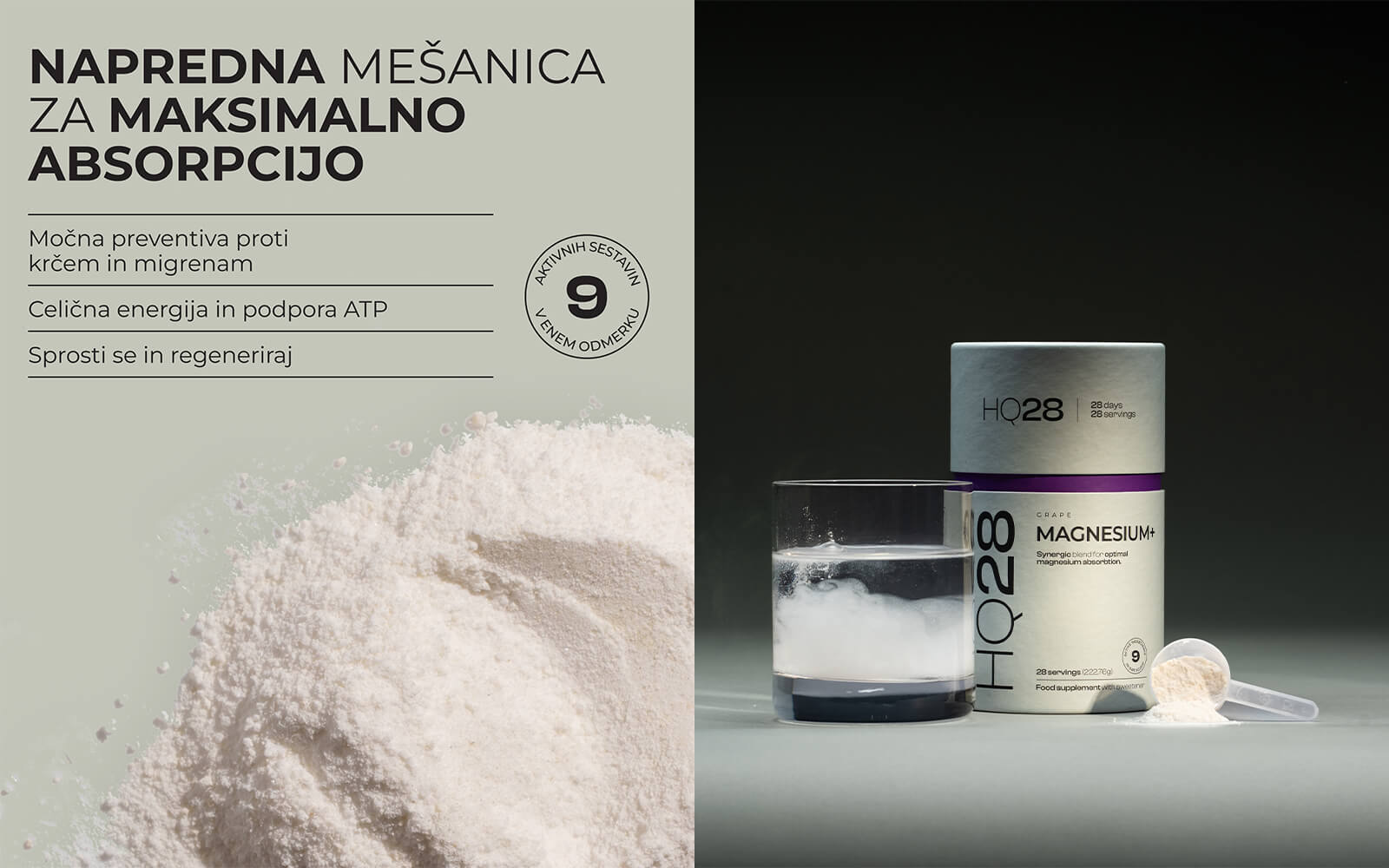 HQ28 Magnesium+ Napredna mešanica magnezijev