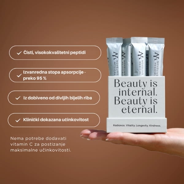 Novelius Medical Hydrocollagen – kolagenski prah, 28 x 6 g