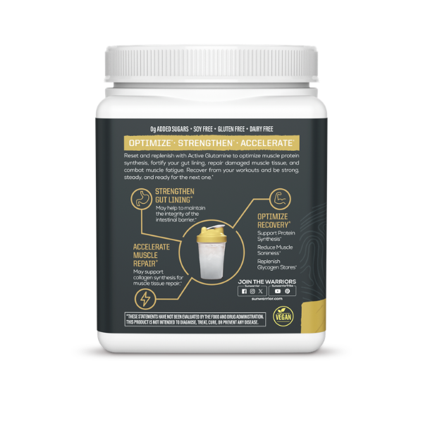 sunwarrior-glutamin-lastnosti Sunwarrior Active Glutamin, 500 g