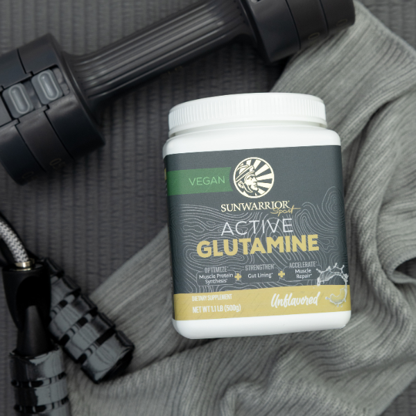 sunwarrior-glutamin-vadba Sunwarrior Active Glutamin, 500 g