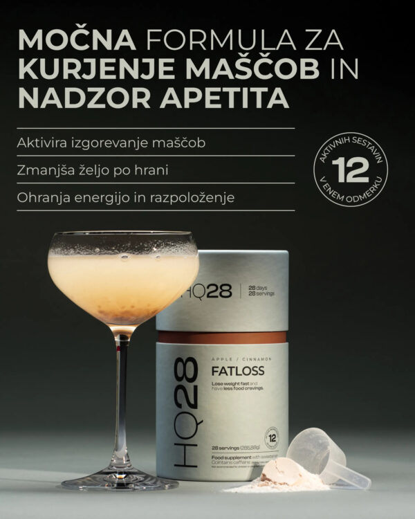 hq28-Fatloss-jabolko-cimet-prednosti HQ28 Fatloss – formula za podršku kontroli tjelesne težine, okus trešnja/jabuka-cimet, 278 g