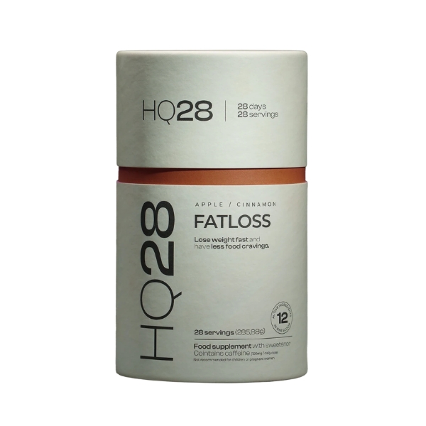 hq28-fatloss-jabolko-cimet HQ28 Fatloss – formula za podršku kontroli tjelesne težine, okus trešnja/jabuka-cimet, 278 g