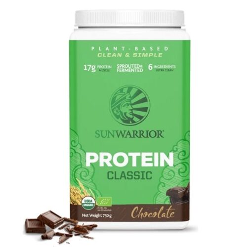 Sunwarrior Classic rastlinski proteini - Čokolada, 750 g