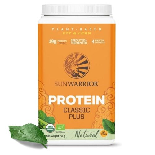 Sunwarrior Classic PLUS rastlinski proteini - Naravni, 750 g