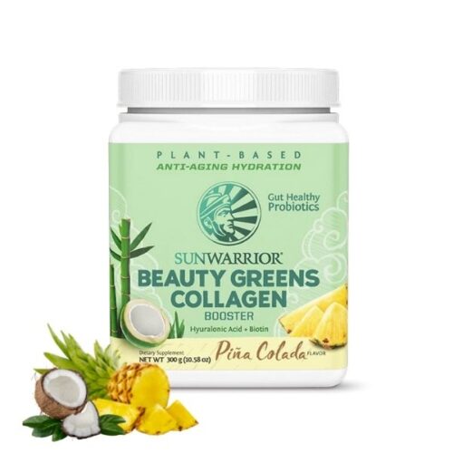 Sunwarrior Beauty greens kolagen booster z okusom pina-colade