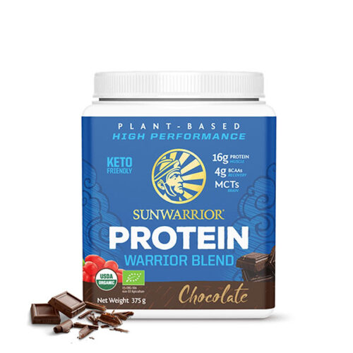 Sunwarrior Warrior Blend rastlinski proteini - Čokolada, 375 g