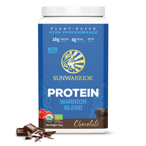 Sunwarrior Warrior Blend rastlinski proteini - Čokolada, 750 g