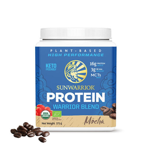 Sunwarrior Warrior Blend rastlinski proteini - Mocha, 375 g
