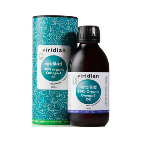 ViridiKid ekološko Omega3 olje za otroke, 200 ml